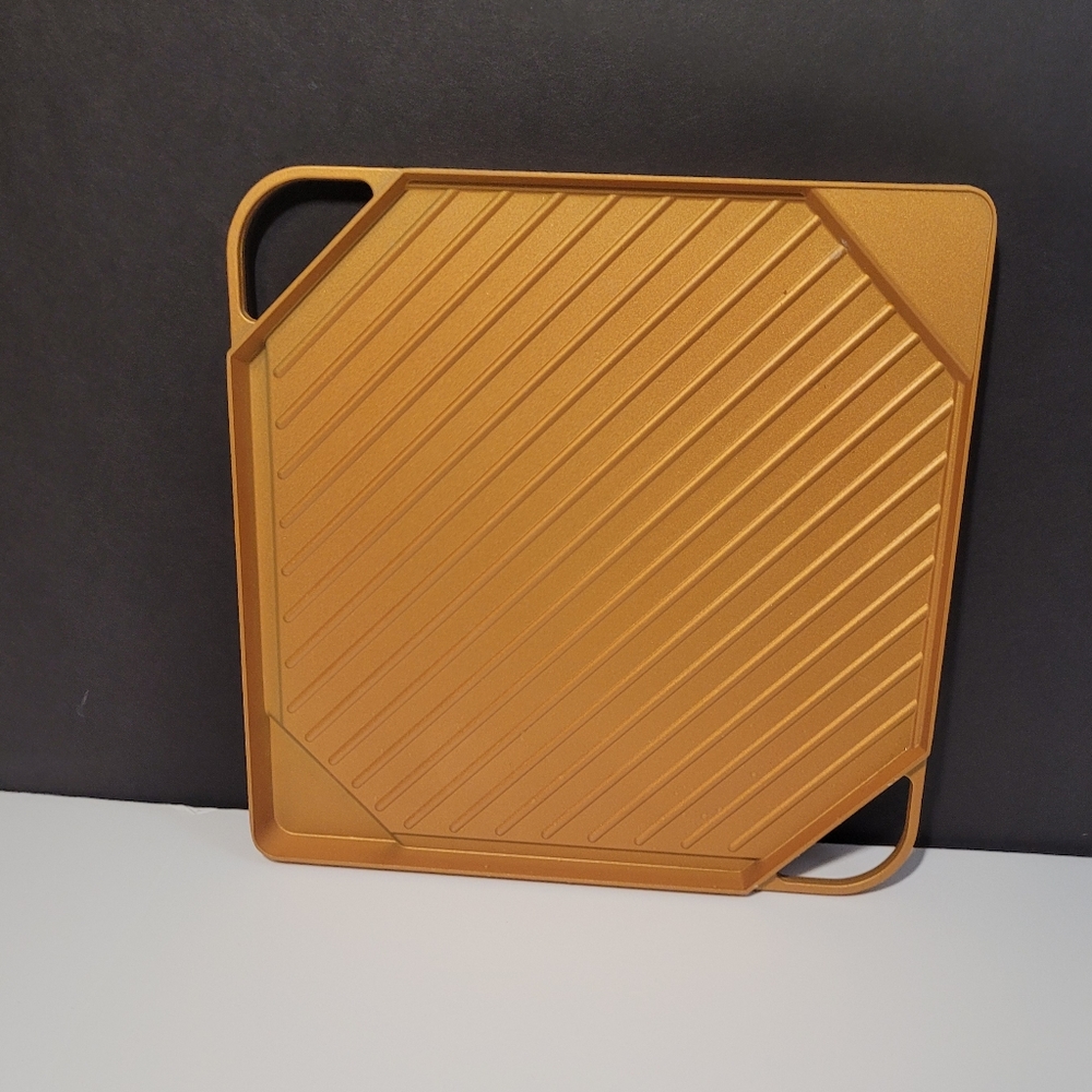 Copper dual sided griddle